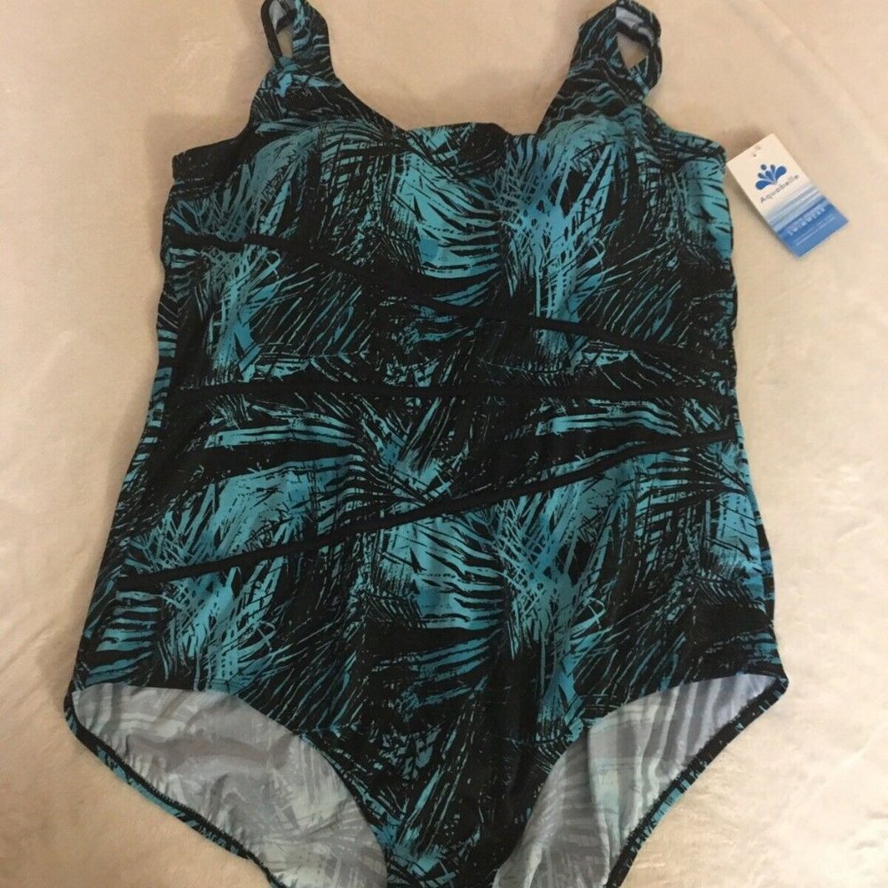 NWT Swimsuits For All Swimsuit Green One Piece